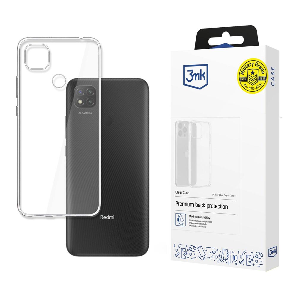 3mk Clear Case dėklas, skirtas Xiaomi Redmi 9C – skaidrus