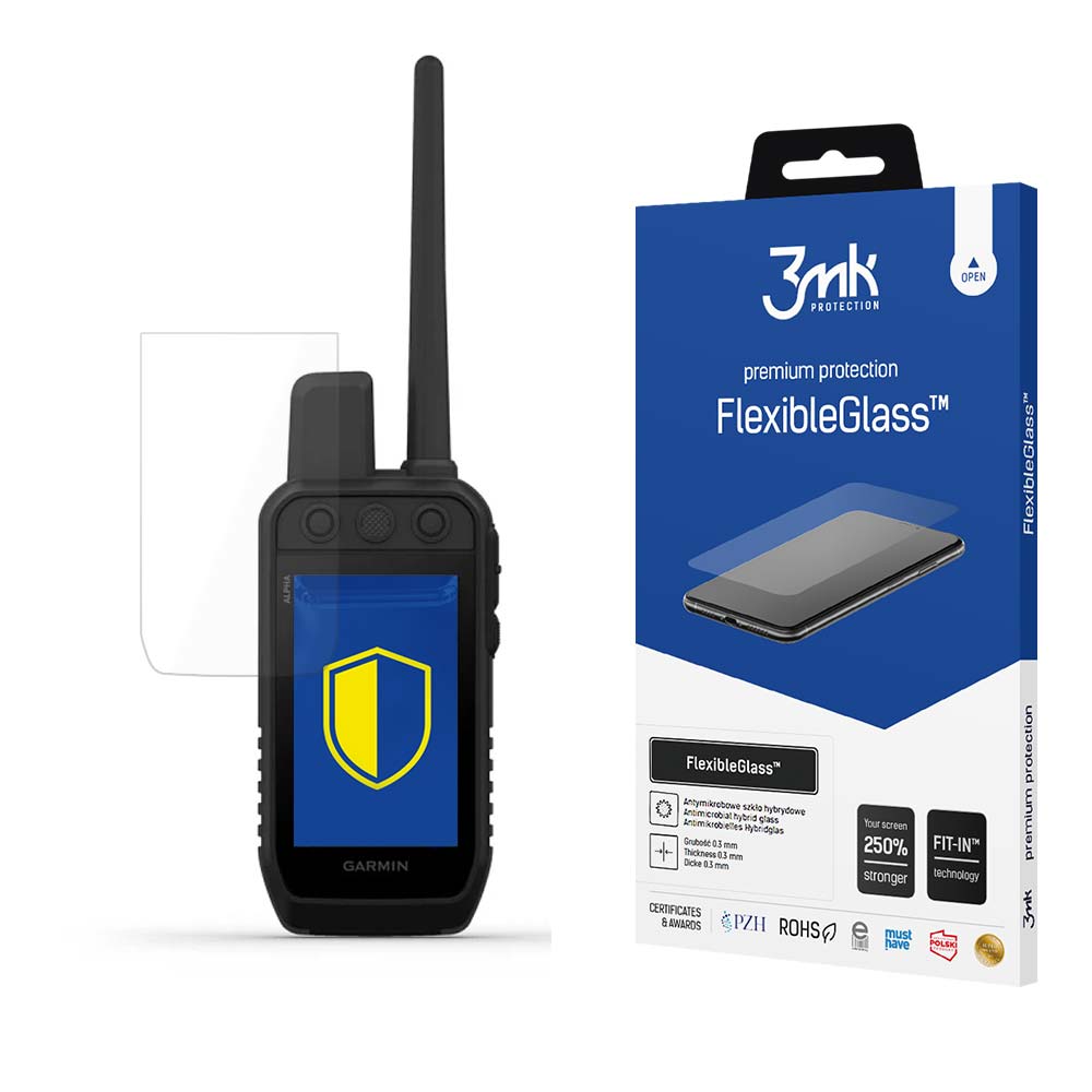 Гибридное стекло 3mk FlexibleGlass™ для Garmin Alpha 300K