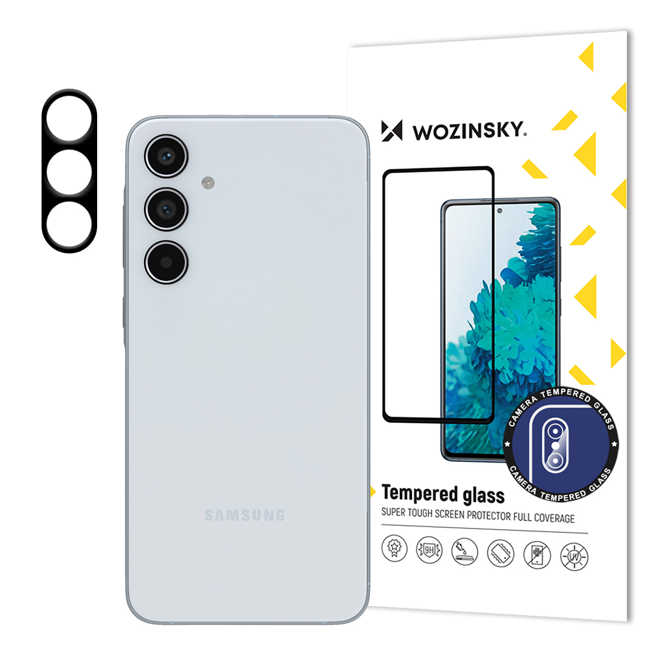 Закалённое стекло 9H Wozinsky Full Camera Glass для Samsung Galaxy A35