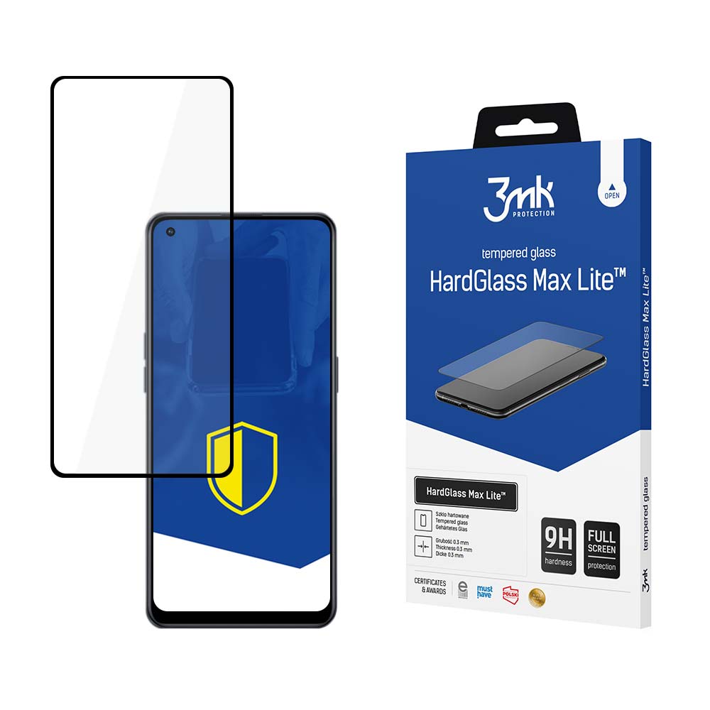 3mk HardGlass Max Lite закалённое стекло для Oppo Reno 7 Lite 5G