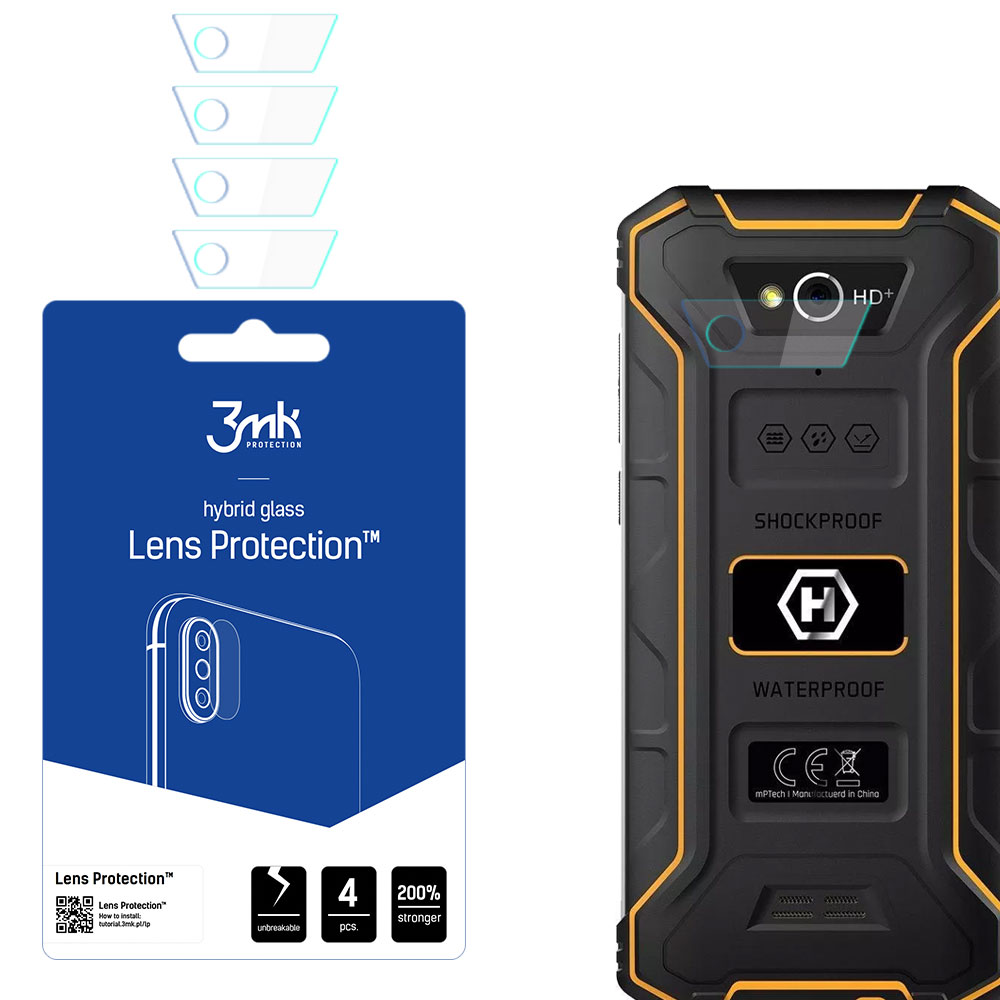 3mk Lens Protection Гибридное стекло для камеры MyPhone Hammer Energy 2