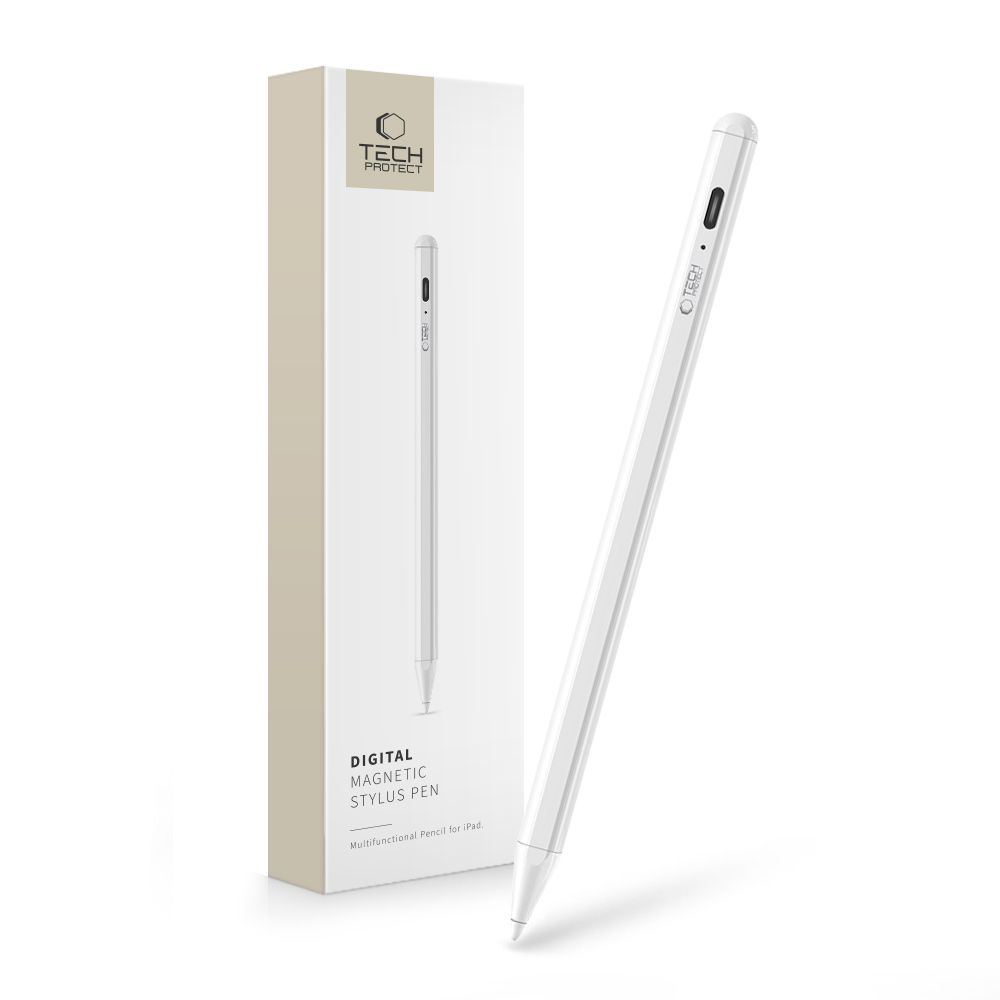 Tech-Protect skaitmeninis magnetinis rašiklis iPad - baltas