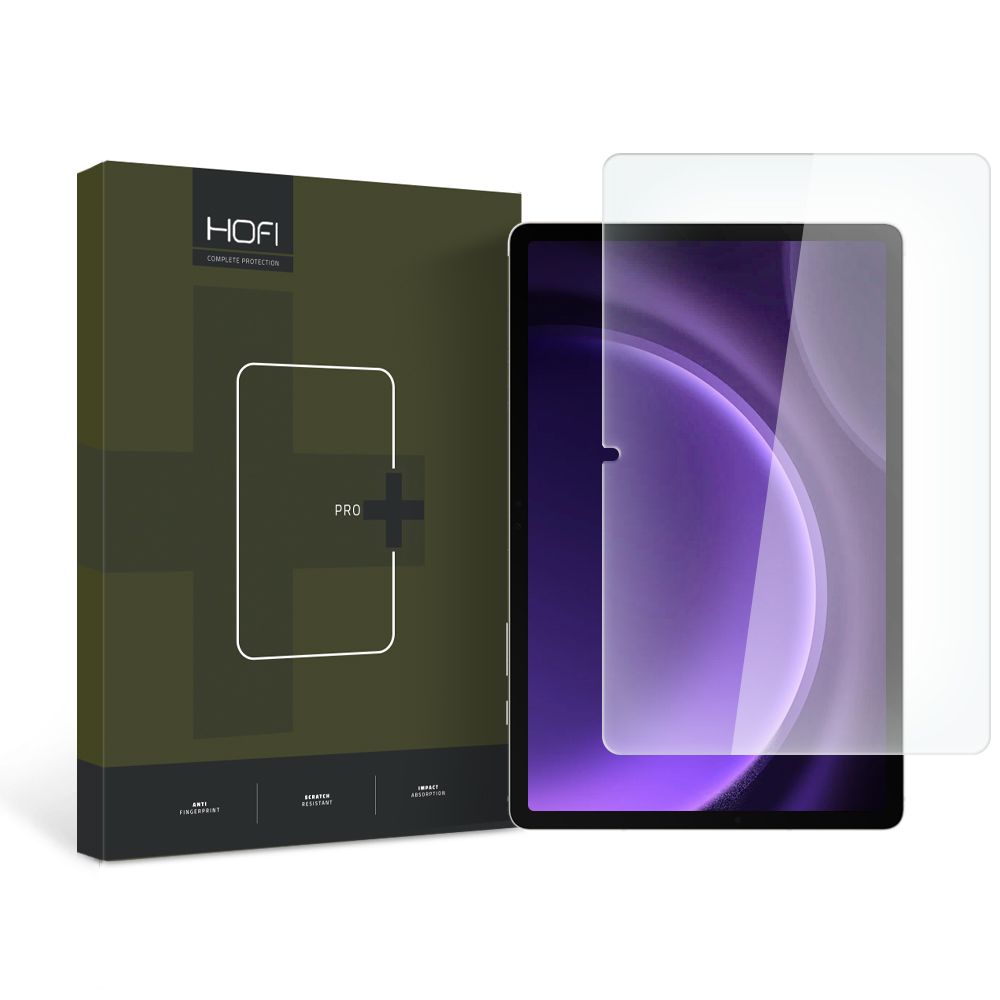 Tech-Protect Hofi Glass Pro+ grūdintas apsauginis stiklas Samsung Galaxy Tab S9 FE 10.9" X510 / X516B - su juodu rėmeliu