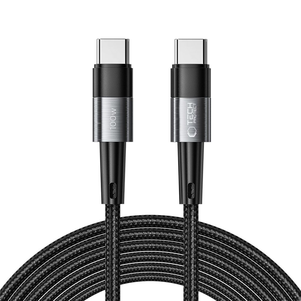 Tech-Protect UltraBoost кабель USB-C USB-C PD 100W 5A 3м - серый