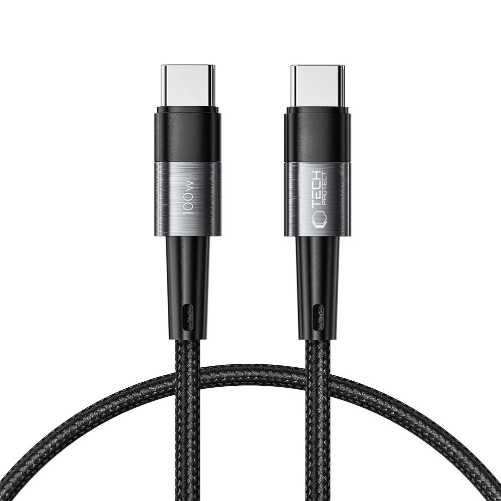 Tech-Protect UltraBoost кабель USB-C USB-C PD 100W 5A 0.25м - серый