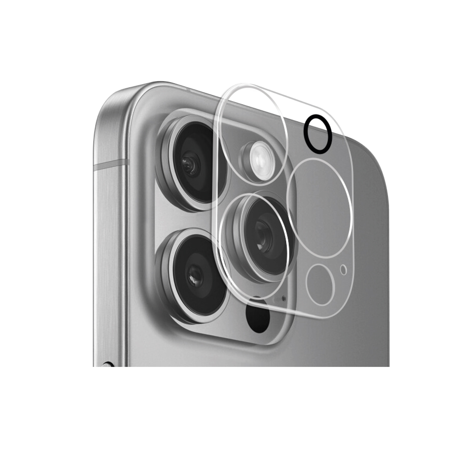 Закаленное стекло Puro Camera для iPhone 16 Pro / iPhone 16 Pro Max Camera Island