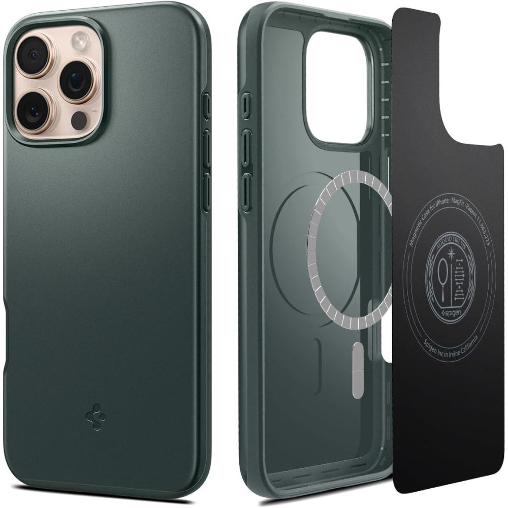 Spigen Thin Fit MagSafe Dėklas iPhone 16 Pro Max - žalias