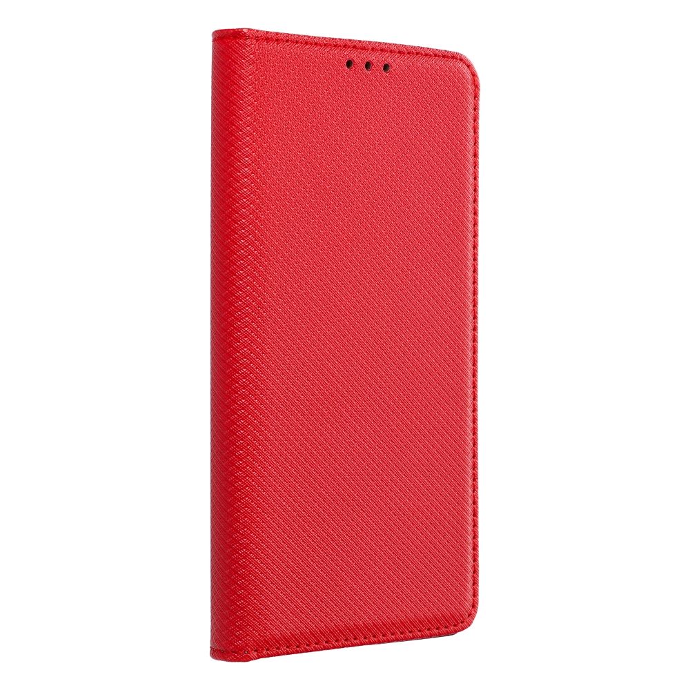 SMART CASE knygos tipo dėklas telefonui SAMSUNG A14 4G / A14 5G raudonas