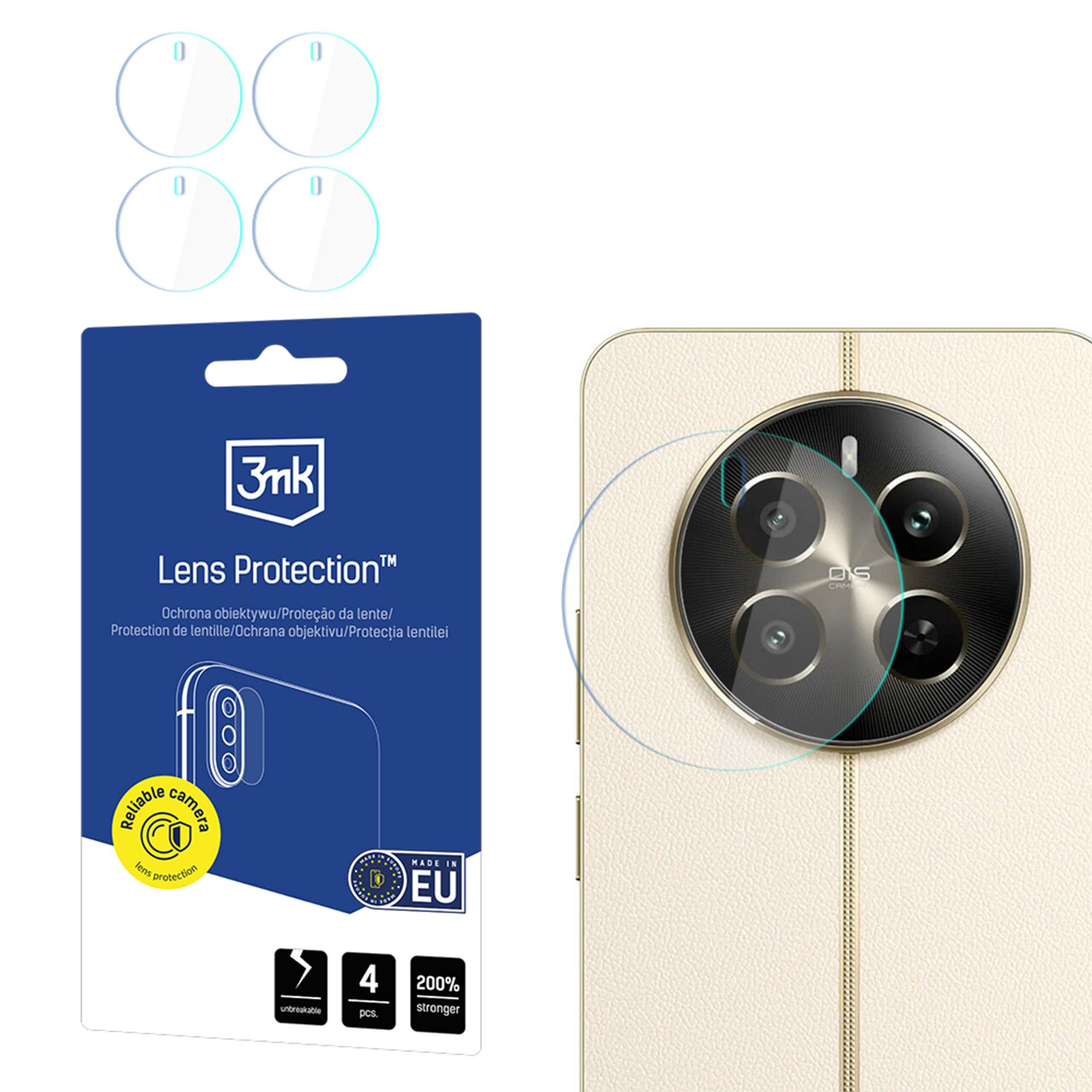 Гибридное стекло на камеру 3mk Lens Protection для Realme 12+ 5G