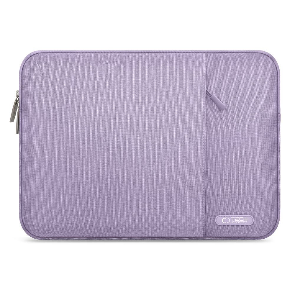 Tech-Protect Sleeve Nešiojamojo kompiuterio 13-14 dėklas - levandų spalvos