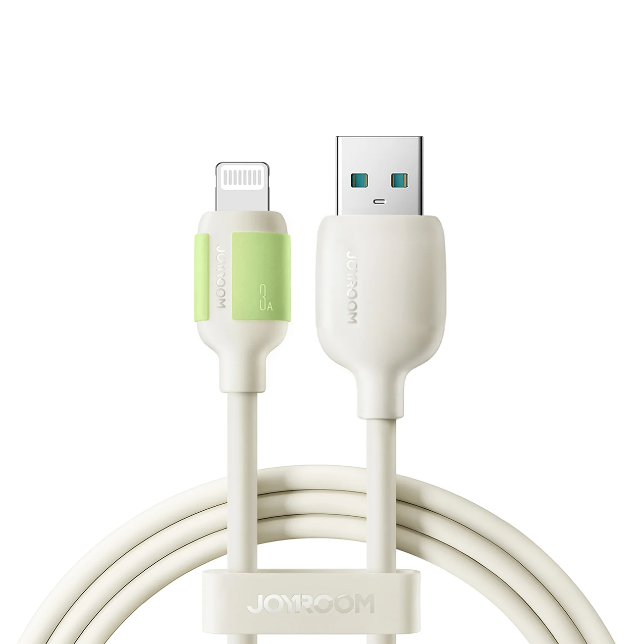 Кабель USB Joyroom Fluorescent (S-A53) Lightning (3A) 1,2 м белый