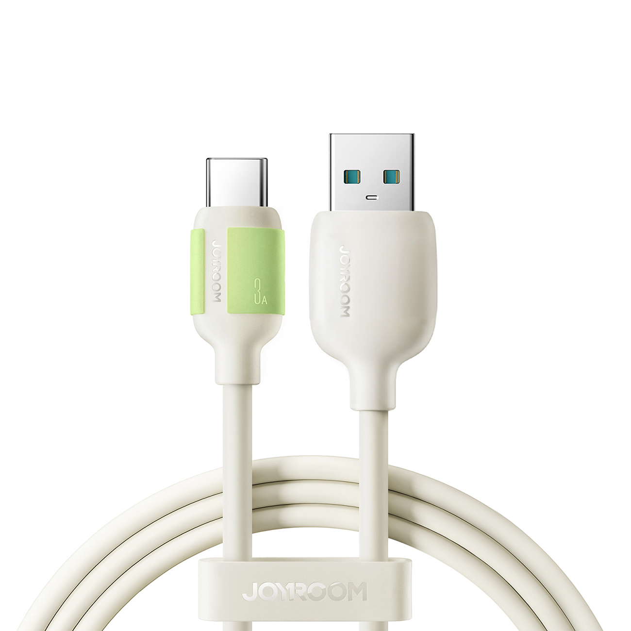 Кабель USB Joyroom Fluorescent (S-A53) Type-C (3A) 1,2 м белый