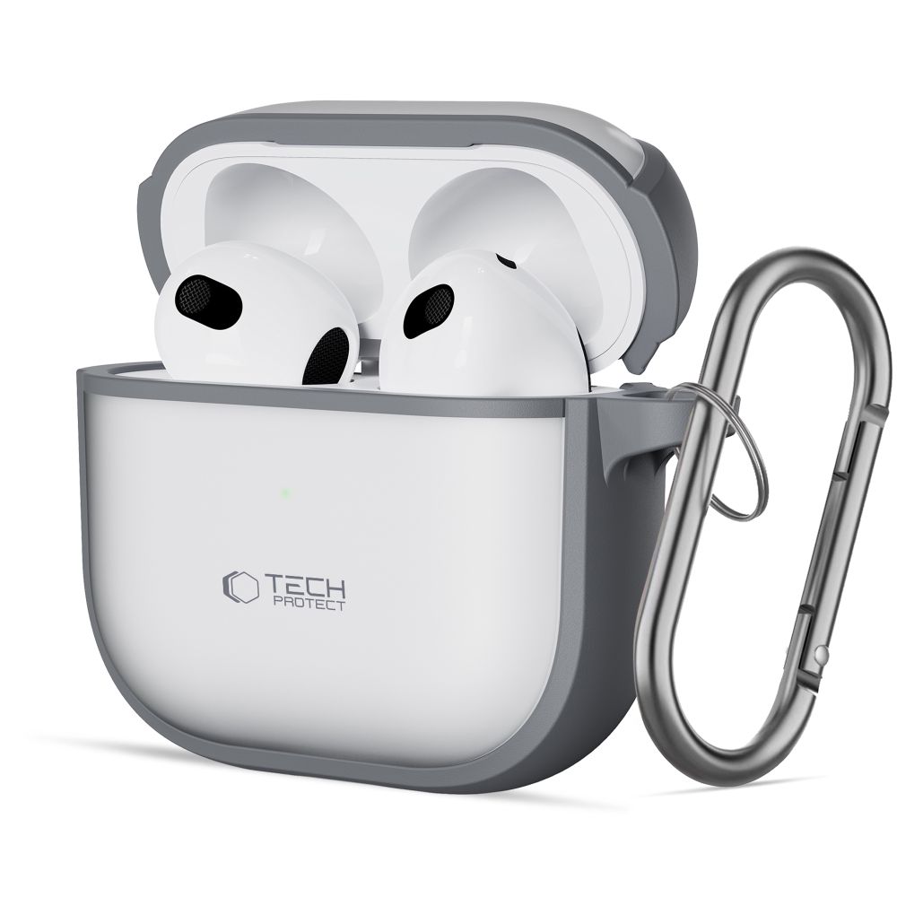 Tech-Protect Slim Hook Чехол для AirPods 4 - серый