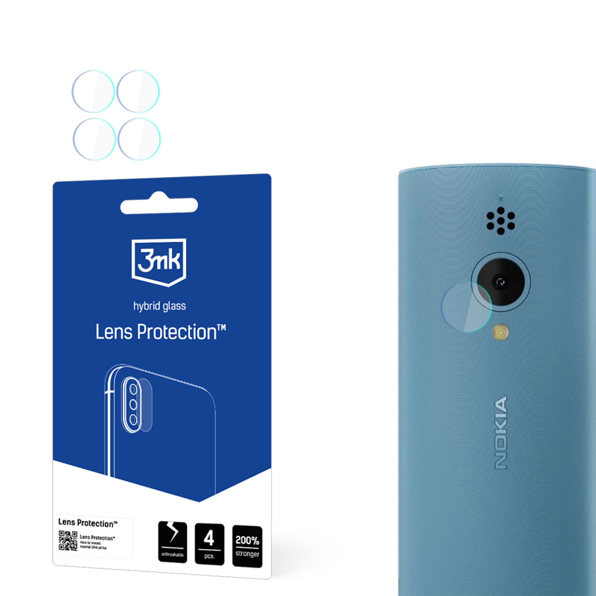 Hibridinis stiklas kamerai 3mk objektyvo apsauga Nokia 150 2023