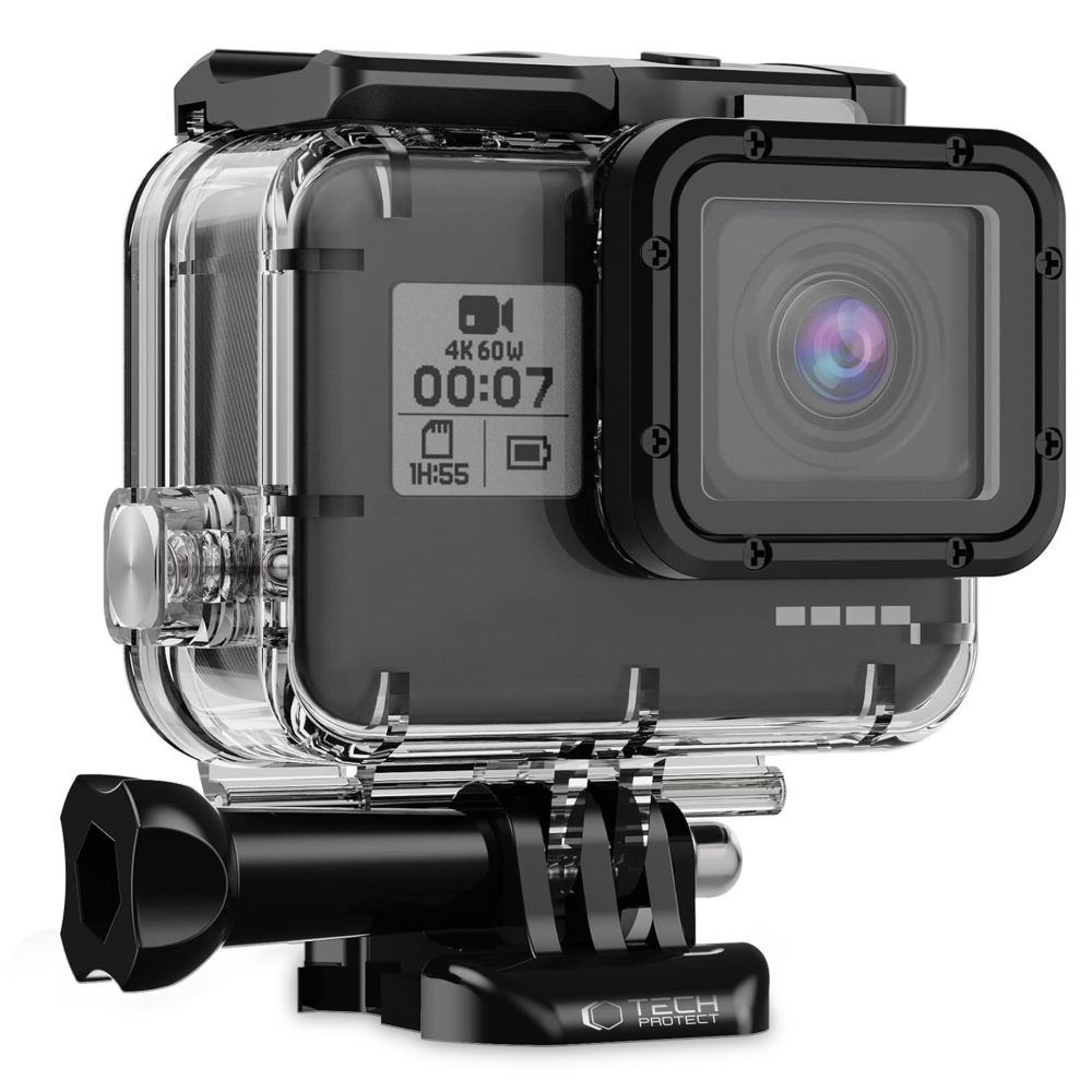 Водонепроницаемый чехол Tech-Protect GA200 для GoPro Hero 5 / 6 / 7 - прозрачный