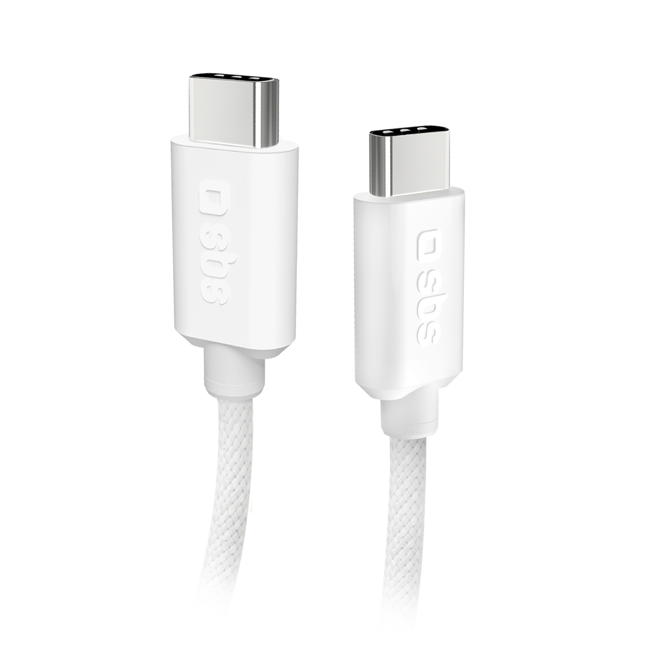SBS TECABLETISSUETCCG Плетёный кабель USB-C - USB-C 1.5m 60W - серый