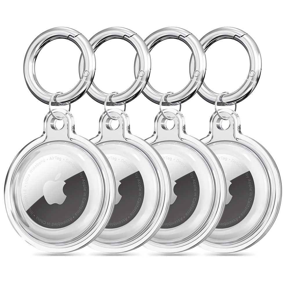 Чехол Tech-Protect Icon 4 шт. для Apple AirTag - прозрачный