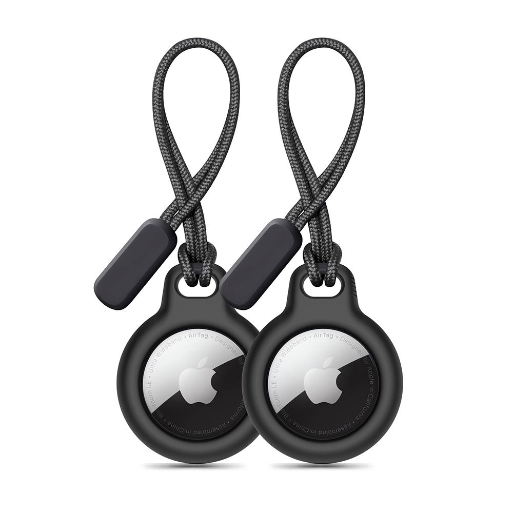 Чехол Tech-Protect Rough 2 шт. для Apple AirTag - чёрный