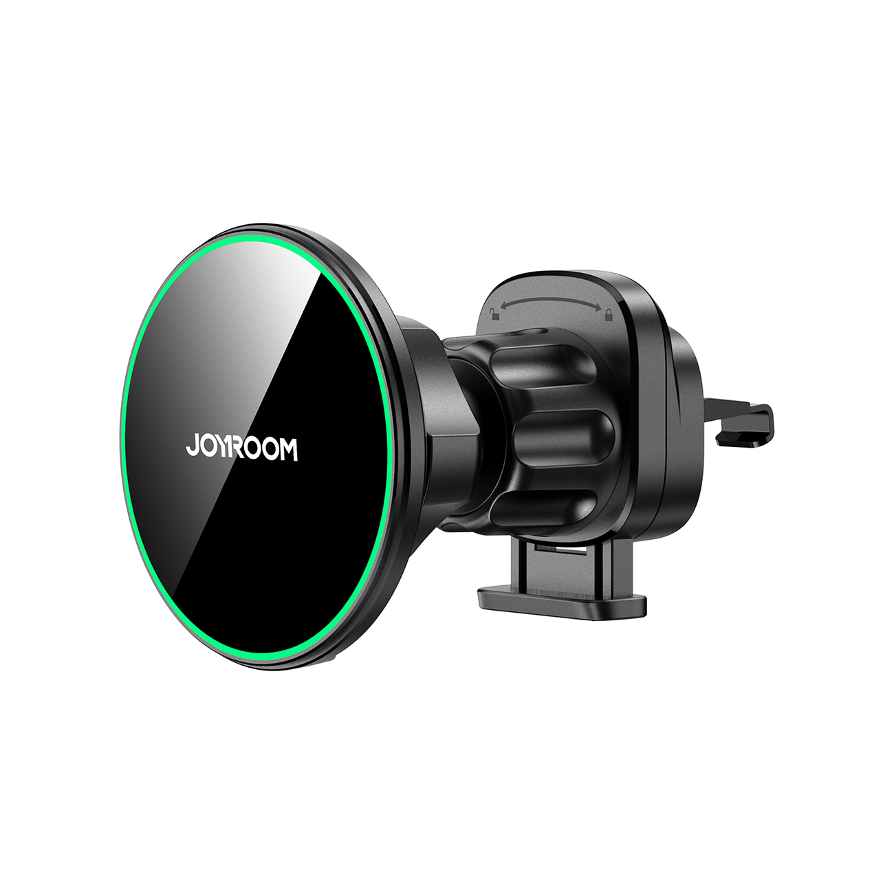 Automobilinis laikiklis-įkroviklis Joyroom JR-ZS412 Qi2 MagSafe 15W juodas