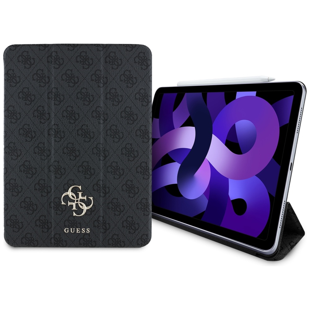 Guess GUFC11RM24PS4SGK Magnetic 4G Big Logo dėklas, skirtas iPad Air 11" (2024), juodas