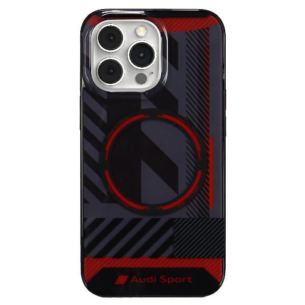 Audi IML sportinis magnetinis dėklas iPhone 13 Pro / 13 6.1" - juodas