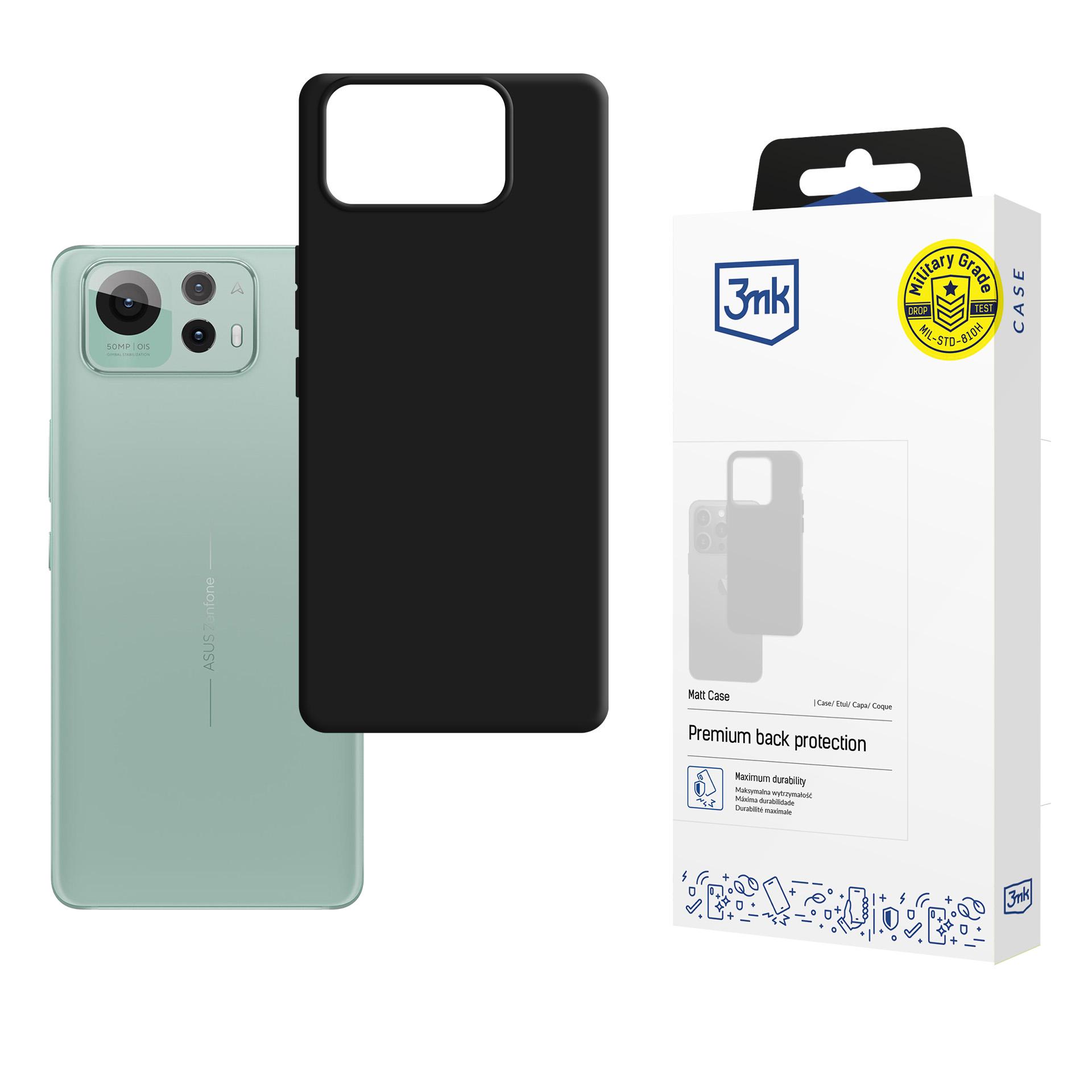 3mk Matinis dėklas telefonui Asus Zenfone 12 Ultra - juodas