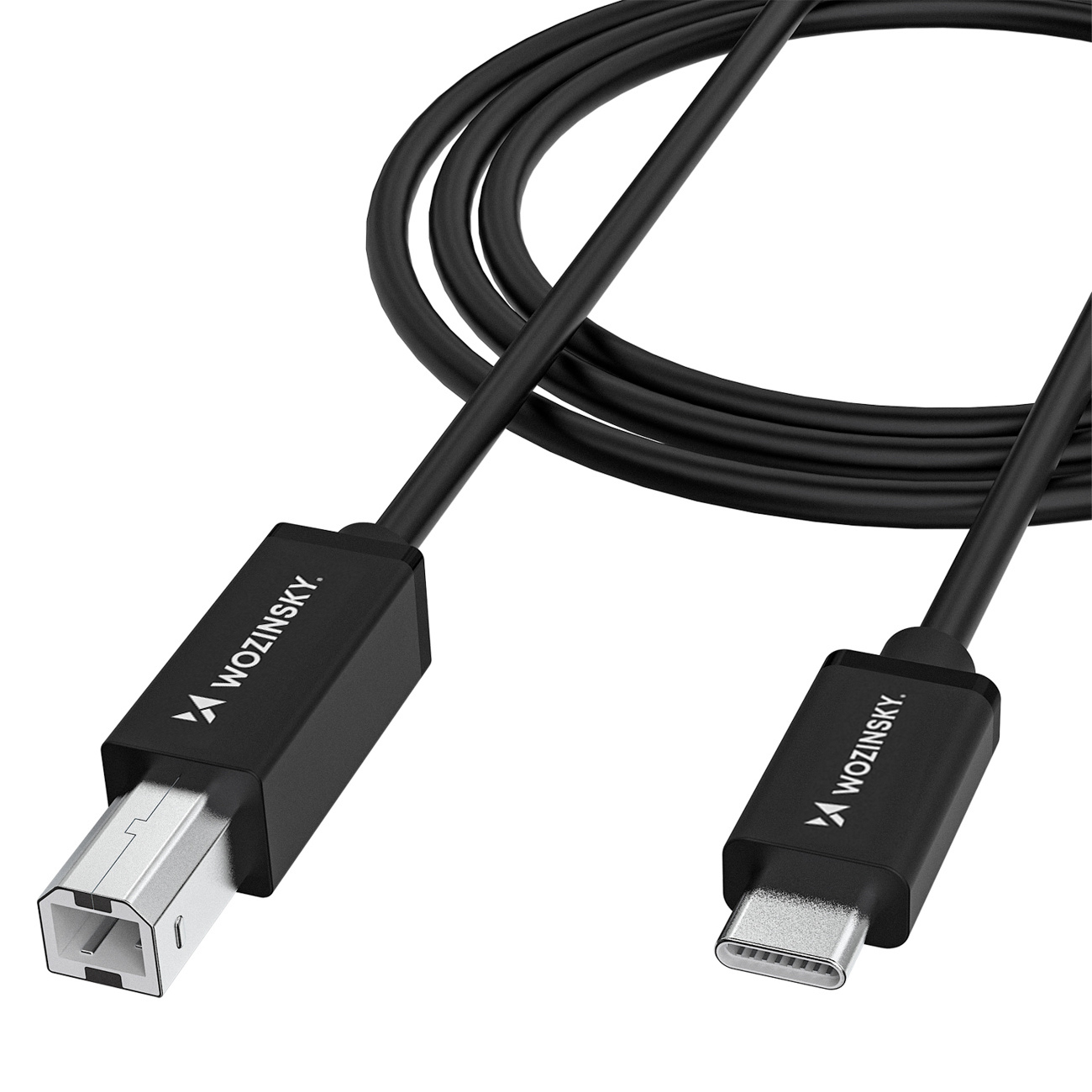 Wozinsky WKDDY1S Кабель USB-B - USB-C 1m - чёрный