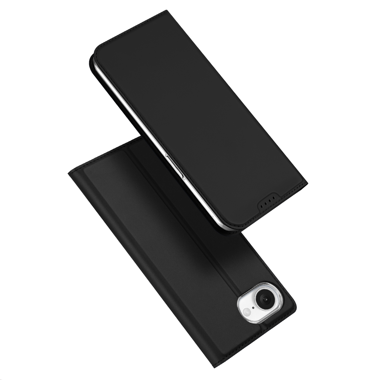 Чехол-кошелёк DUX DUCIS SKIN PRO для iPhone 16e чёрный