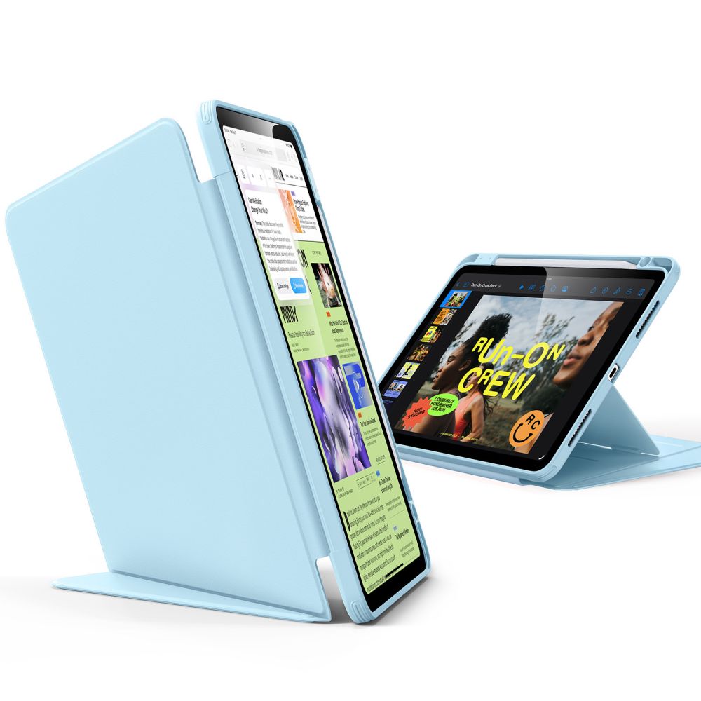 ESR Atverčiamas hibridinis dėklas iPad 10.9" 2020-2022 (4/5 gen.) / 11" 2024-2025 (6/7 gen.) - mėlynas