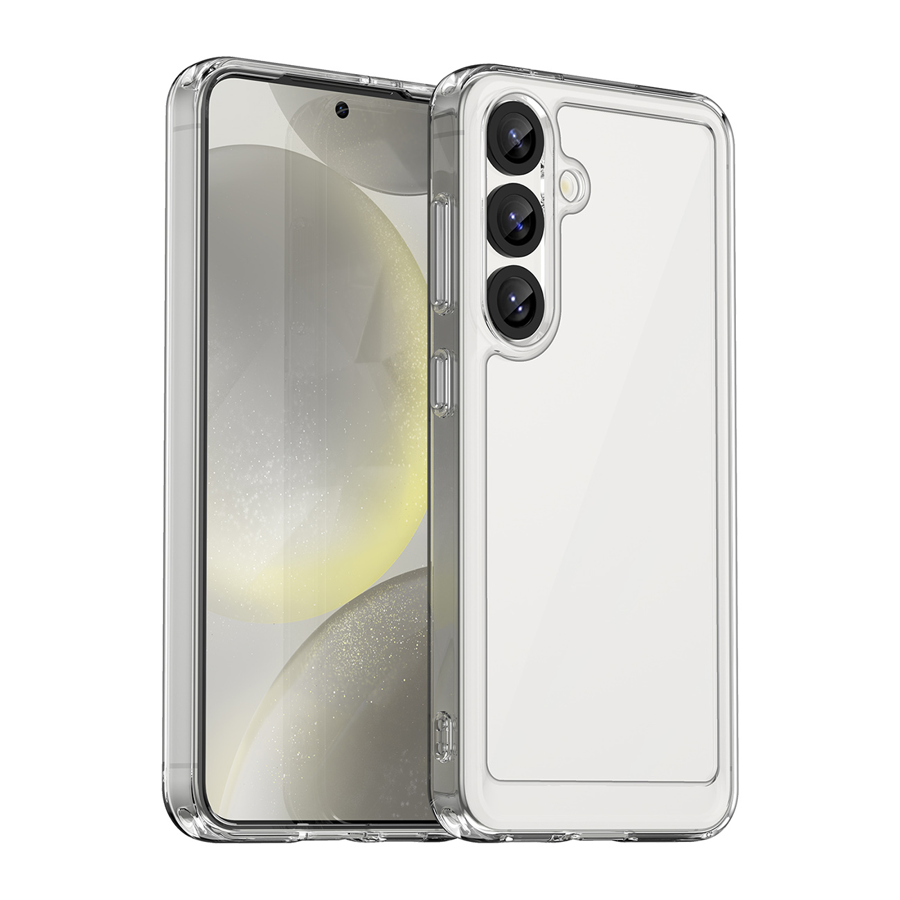 Kosminis dėklas su geliniu rėmu Xiaomi 15 Ultra - permatomas