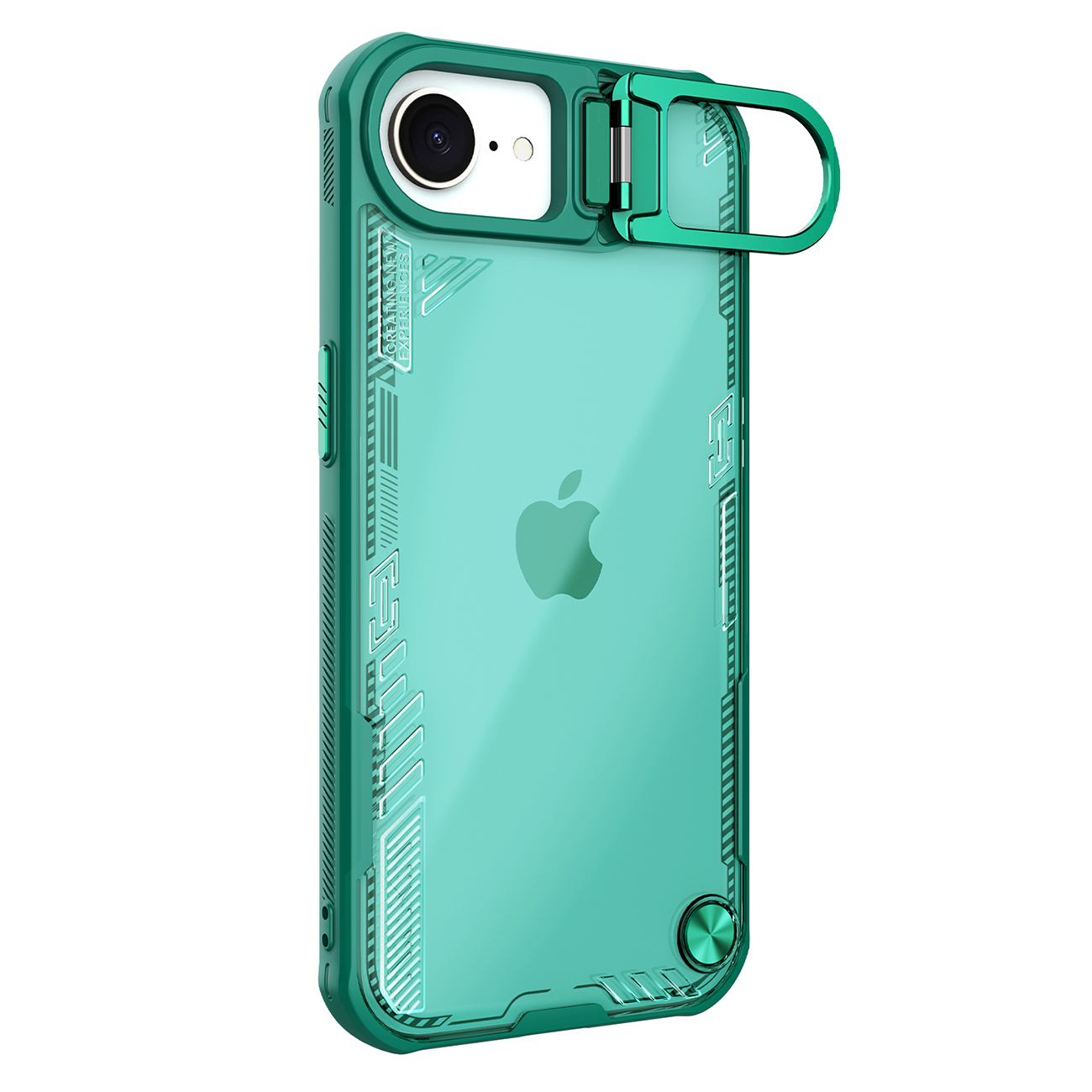 Nillkin Iceblade Prop dėklas su stovu iPhone 16e telefonui - žalias