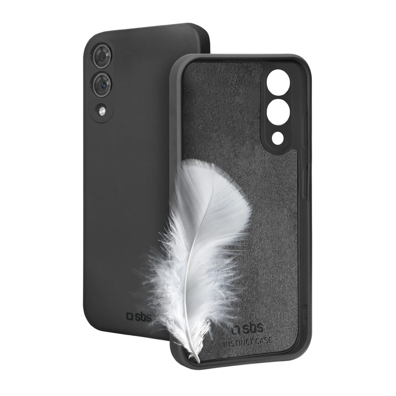 SBS Instinct dėklas Samsung Galaxy S25 Edge - juodas