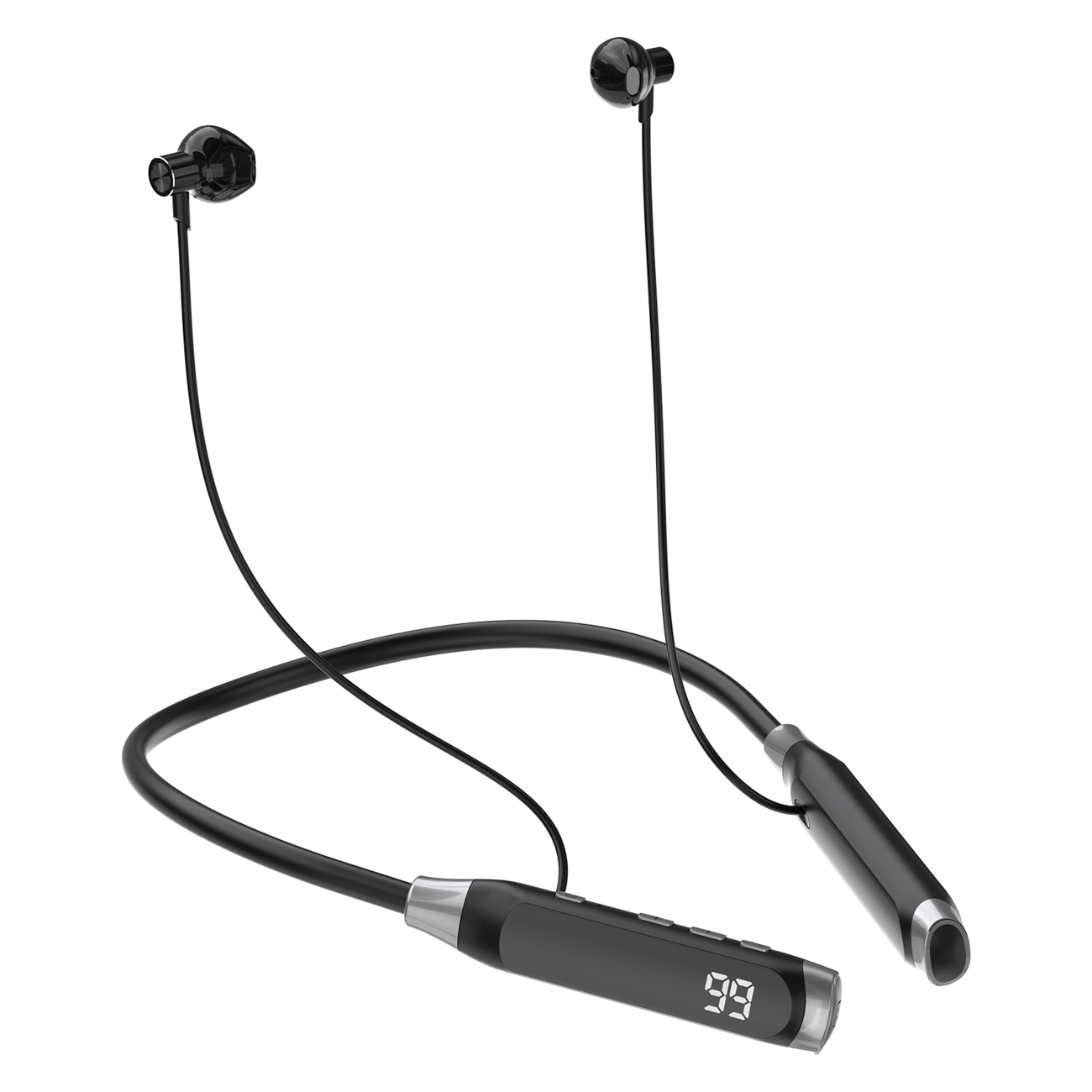 Dudao U5 Max Bluetooth Neckband Wireless Headphones - black