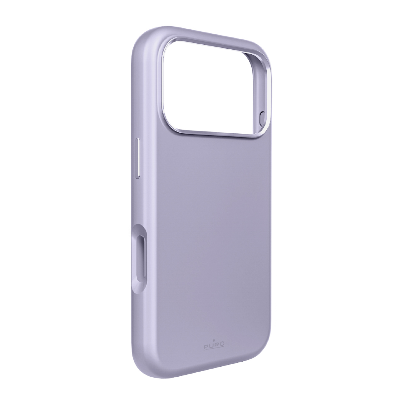Pure Icon Magnetinis Pro skystas silikoninis dėklas iPhone 17 Pro Max, MagSafe suderinamas, su kameros apsauga ir aliuminio mygtukais - rožinis