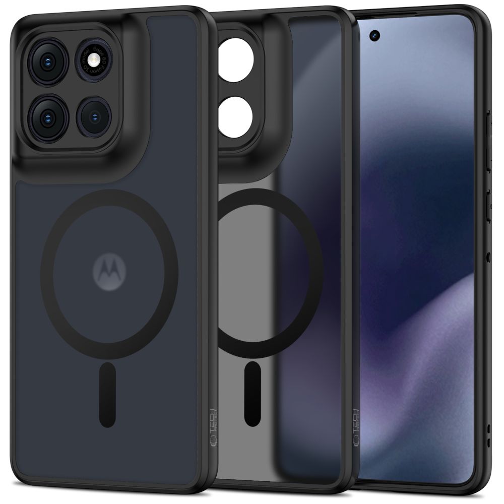 Чехол Tech-Protect MagMat MagSafe для Motorola Moto G86 5G - матовый чёрный