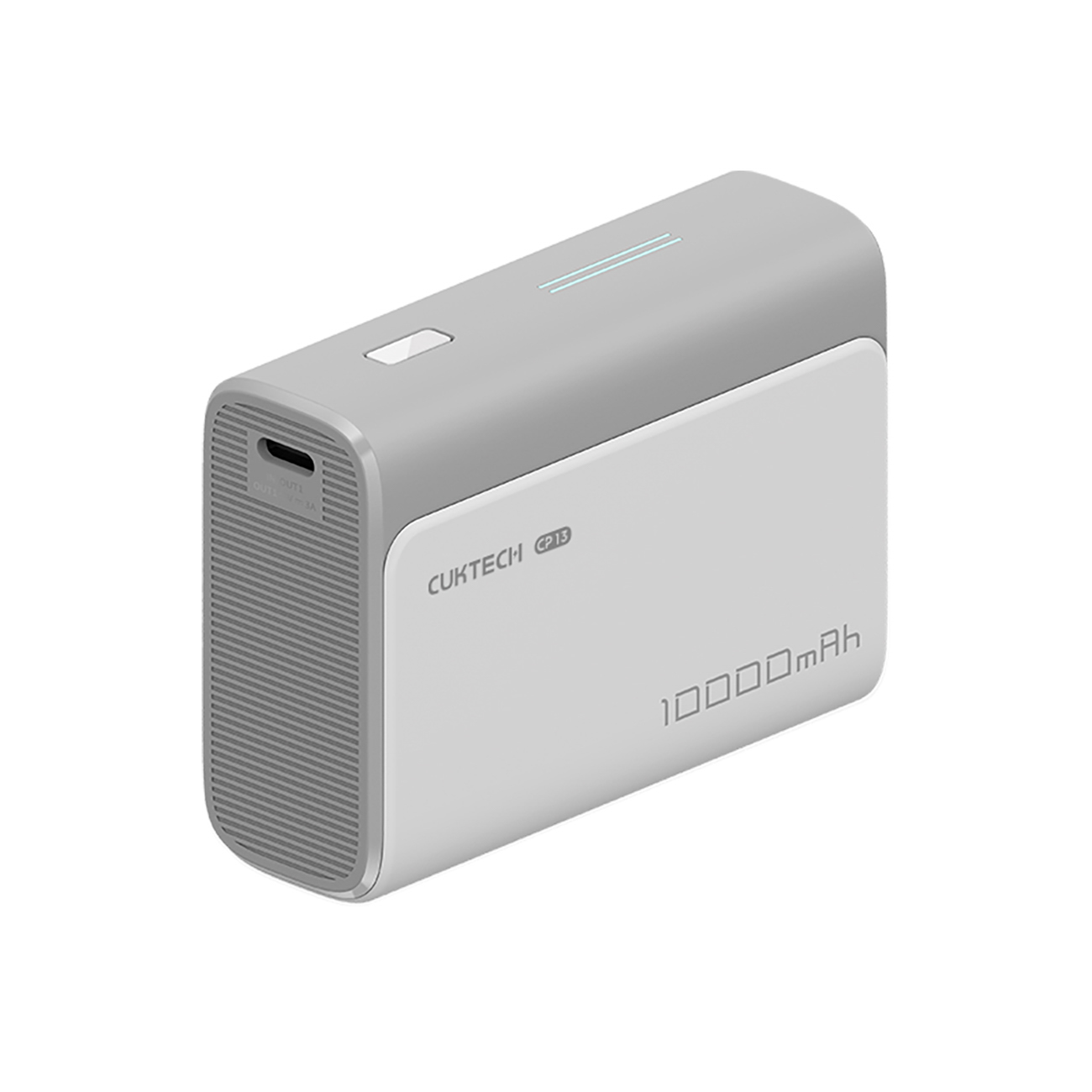 CUKTECH 30W 10000mAh maitinimo bankas 1C1A - CP13- pilkos spalvos