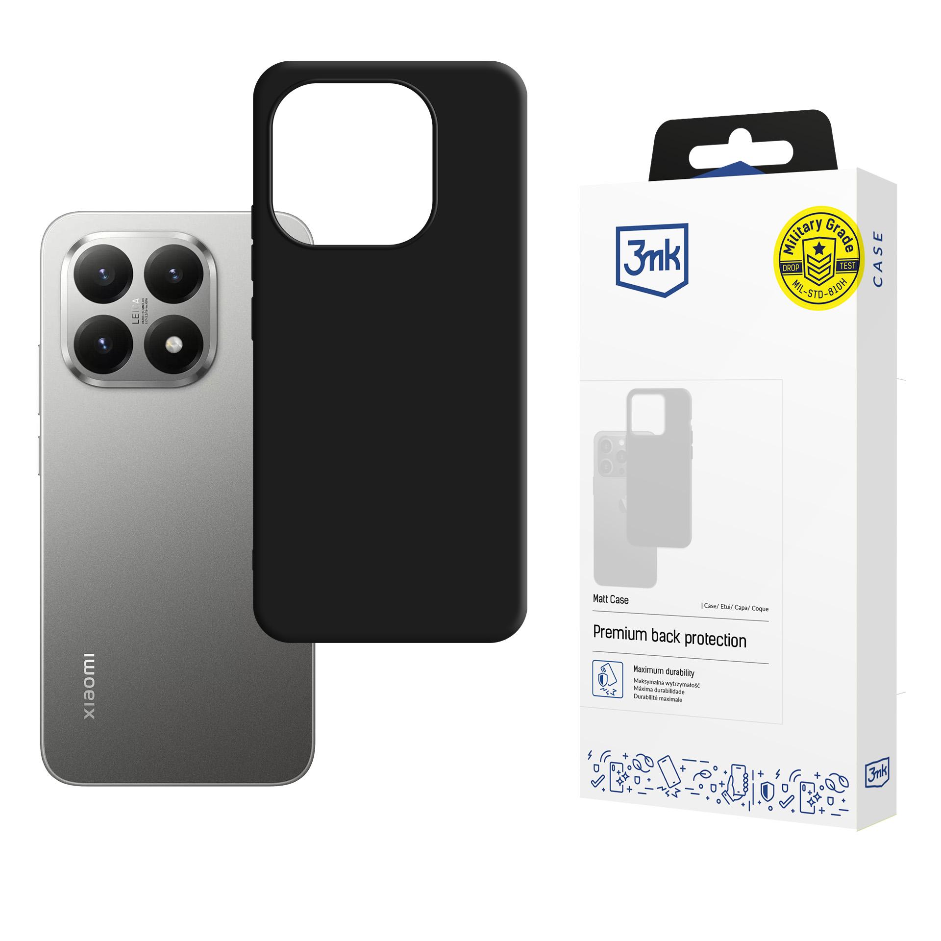 3mk Matt Чехол для Xiaomi 15T 5G - чёрный