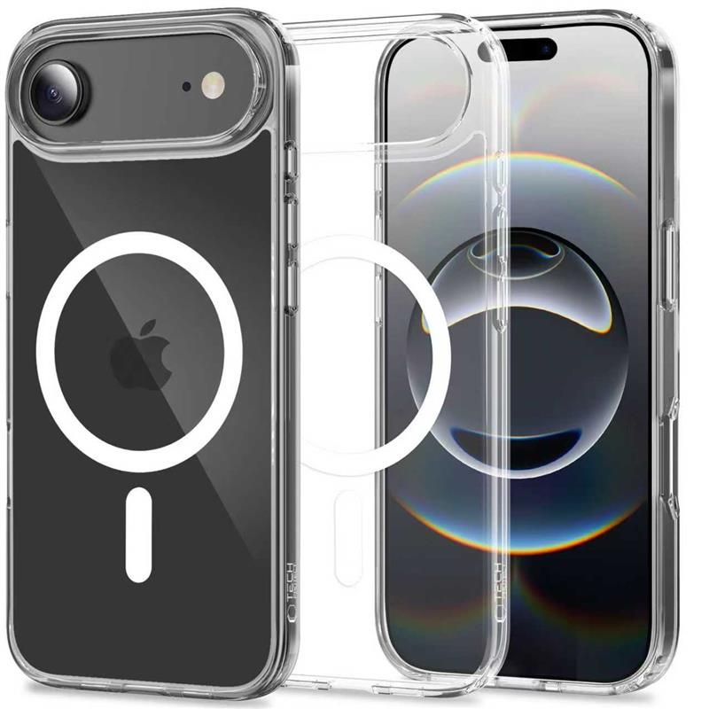 Dėklas Tech-Protect Flexair Hybrid MagSafe Apple iPhone Air skaidrus
