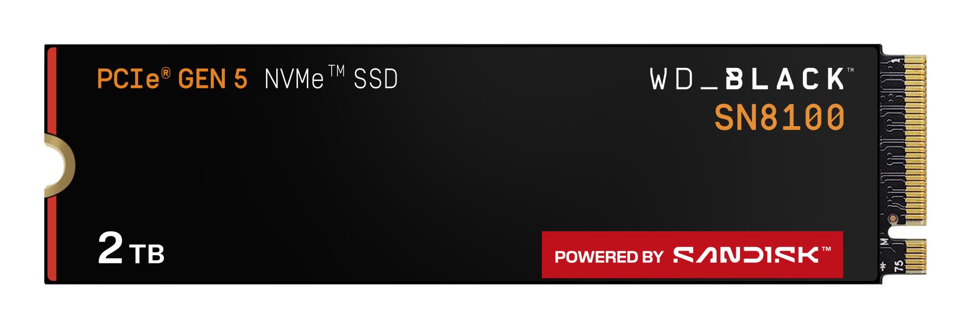 SSD diskas SanDisk Black SN8100 2TB M.2 PCIe Gen5 NVMe