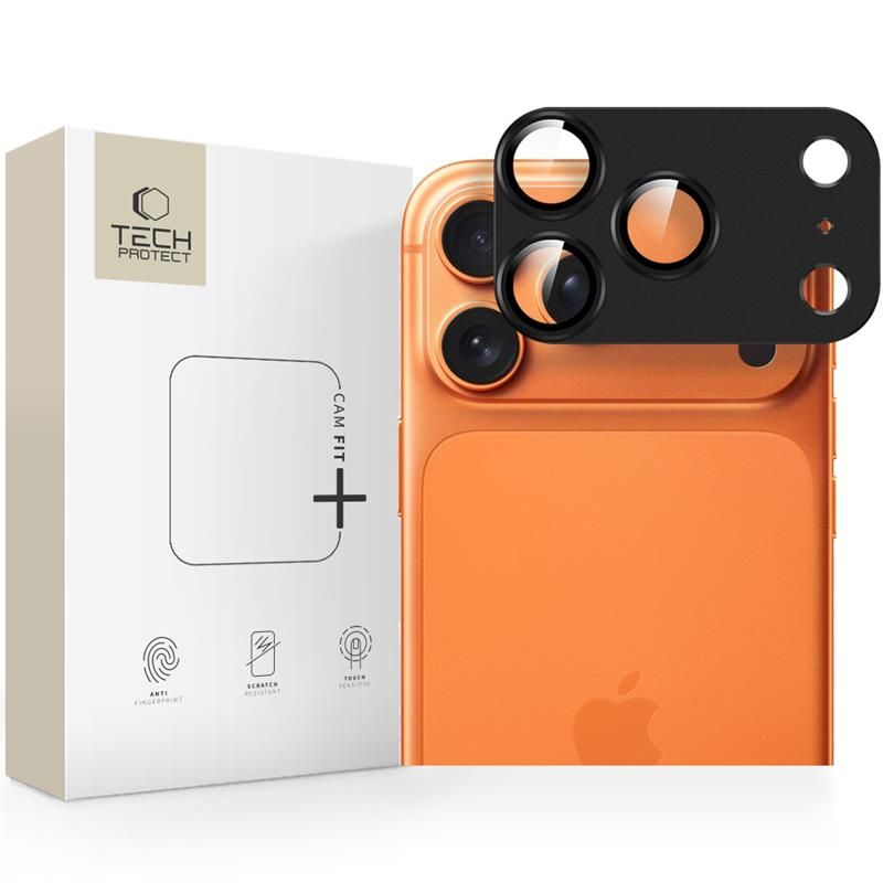 Tech-Protect Camfull Fit+ kameros dangtelis iPhone 17 Pro Max - juodas