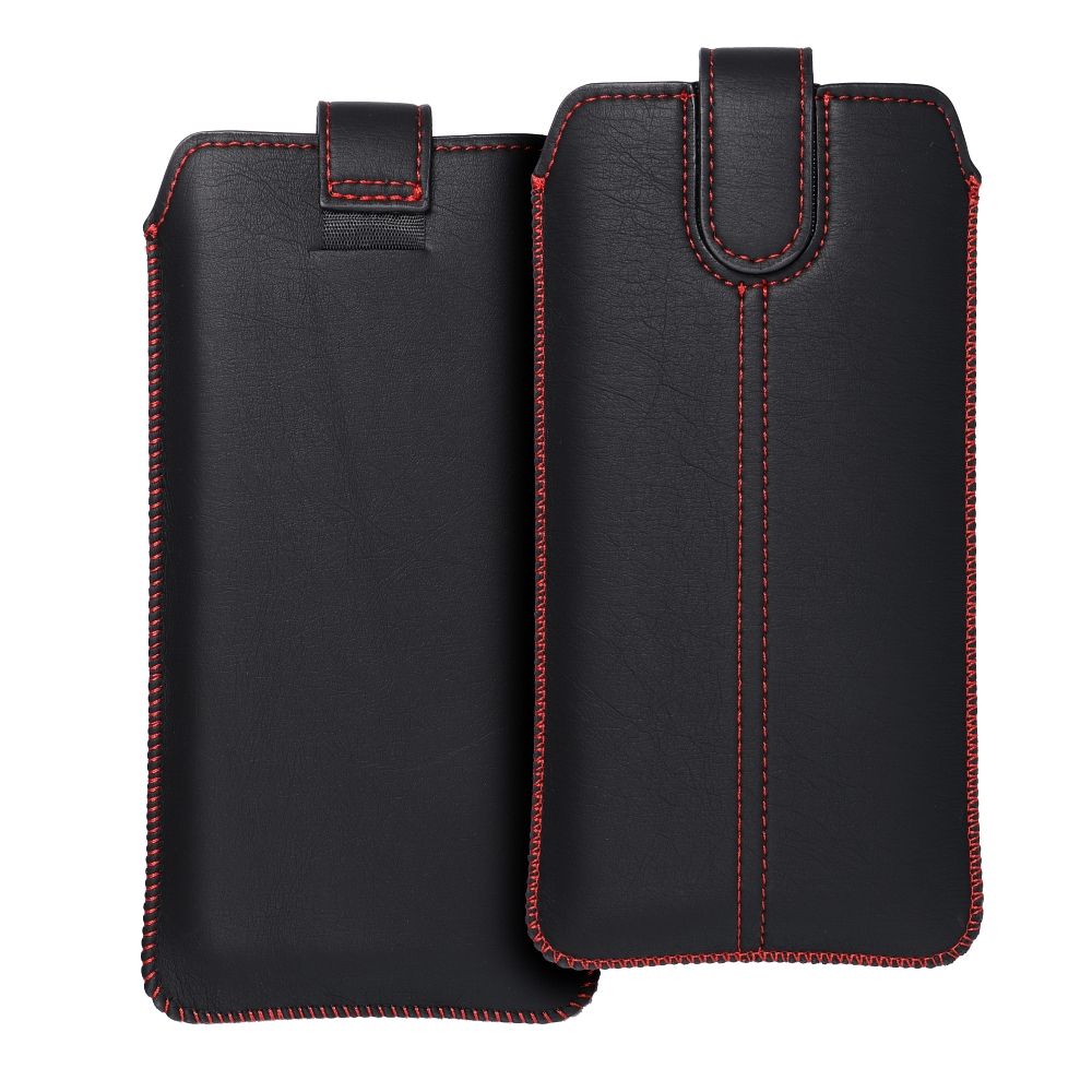 Kišeninis universalus dėklas "Ultra Slim M4", skirtas "Iphone 13 MINI" / "12 MINI" / 6/7/8 / "Samsung i9500" / "Galaxy S4" / "Galaxy A3", juodas