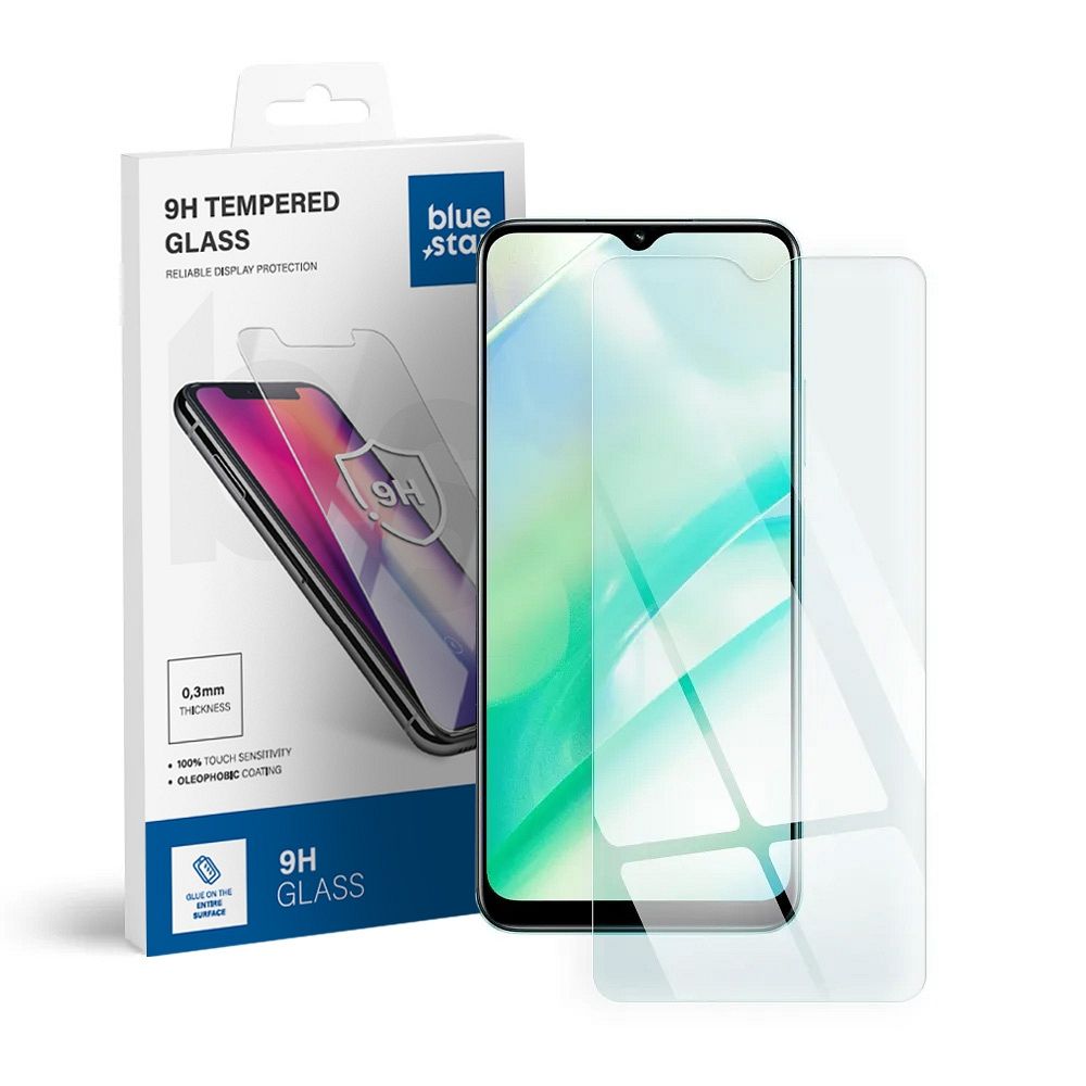 Закалённое стекло для Realme C33 Blue Star