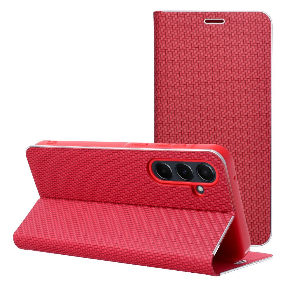 Flip case for Xiaomi Redmi NOTE 15 5G Luna Book Carbon red