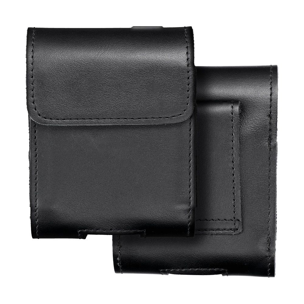 ROYAL universalus horizontalus odinis diržo dėklas dydis V SAMSUNG FLIP 1 / 2 / 3 / 4 / HUAWEI P50 Pocket / MOTOROLA RAZR 5G juodas