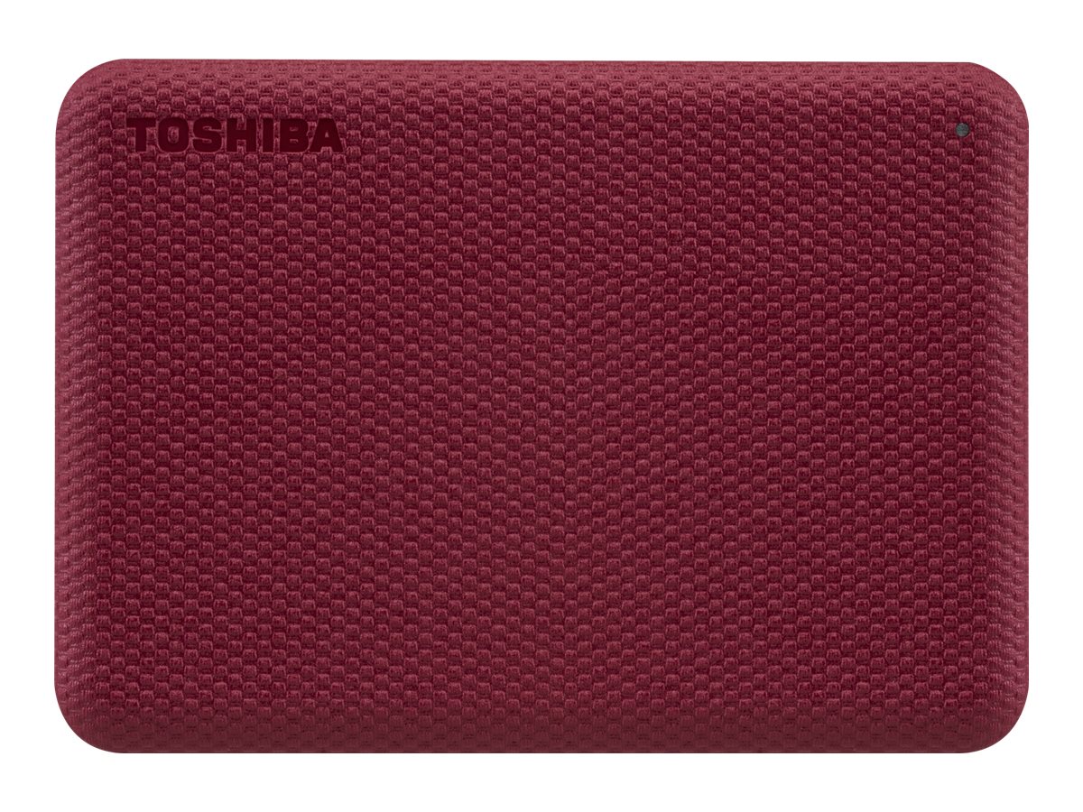 TOSHIBA Canvio Advance 4TB 2,5col. raudonas
