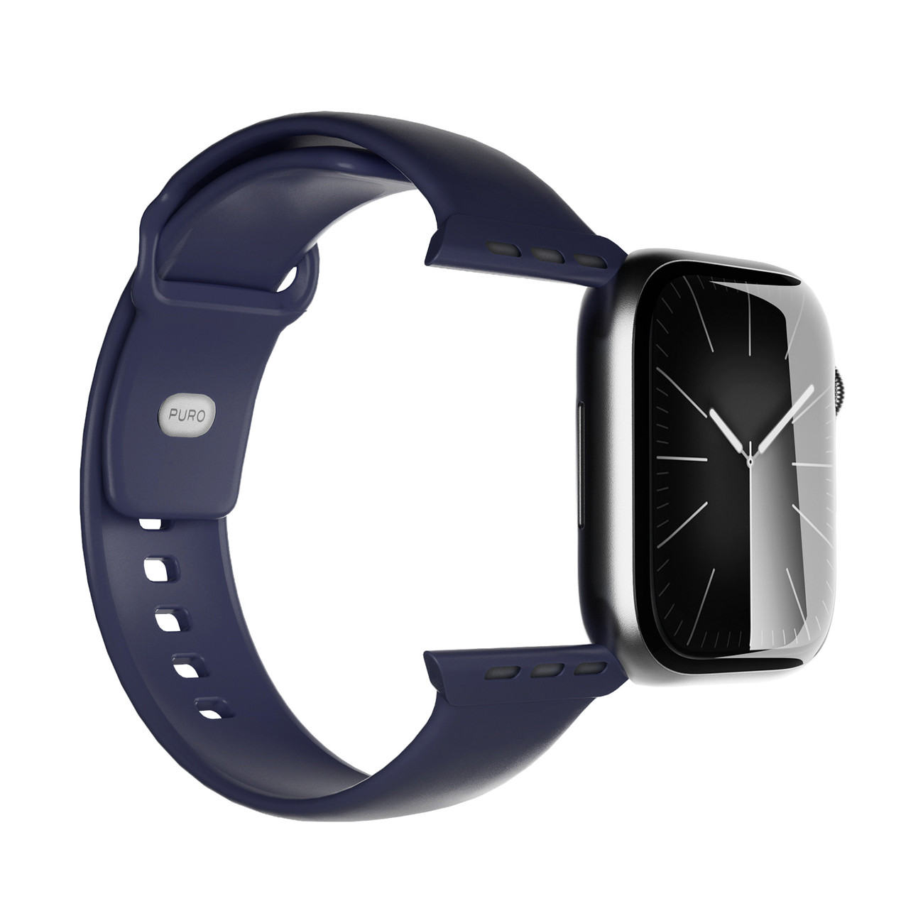 "Puro Icon" dirželis, skirtas "Apple Watch" 44/45/46/49 mm - Tamsiai mėlynas