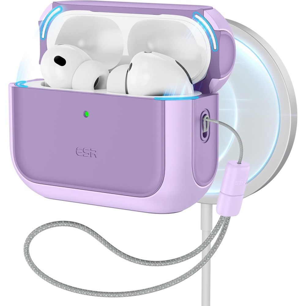 ESR Orbit Halolock MagSafe Чехол для AirPods Pro - фиолетовый