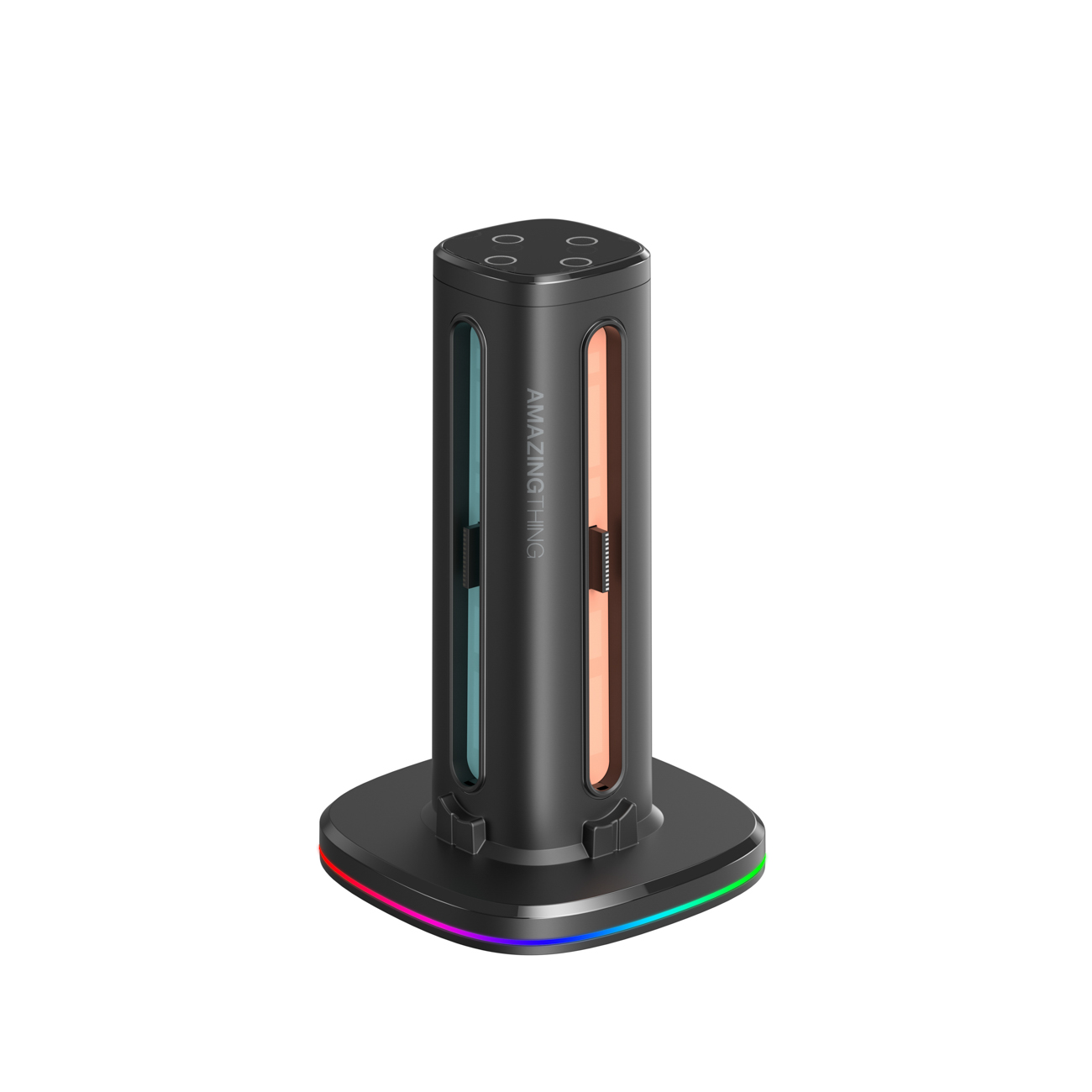 "AmazingThing Thunder Pro PlayDock" įkroviklis "Nintendo Switch 2" valdikliams - juodas