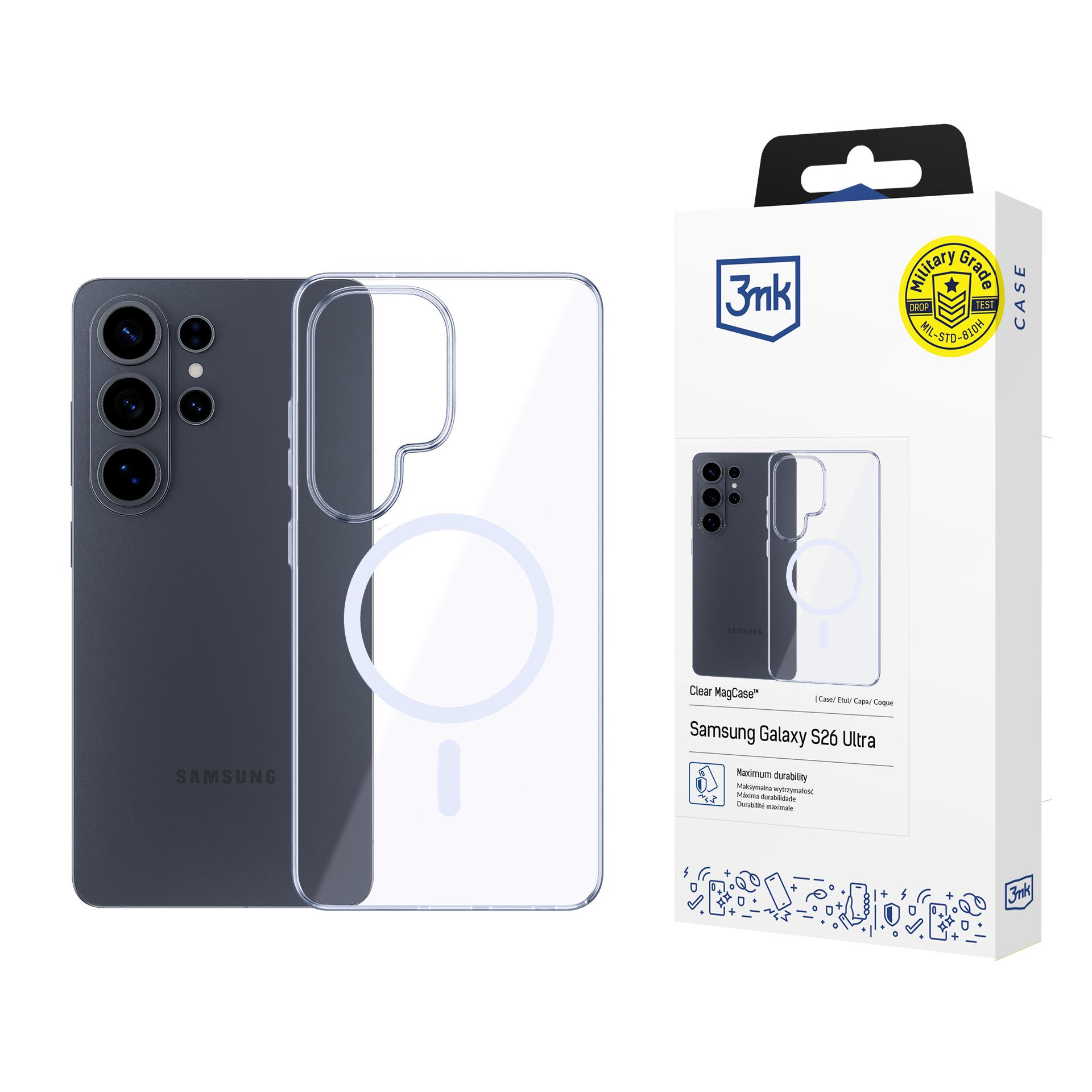 3mk Clear MagCase для Samsung Galaxy S26 Ultra - прозрачный