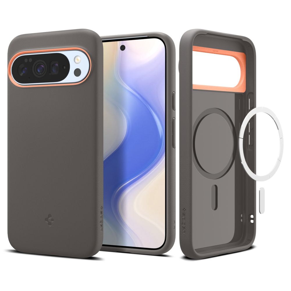 Spigen Nano Pop Mag MagSafe dėklas Google Pixel 10 Pro XL telefonui – pilkas
